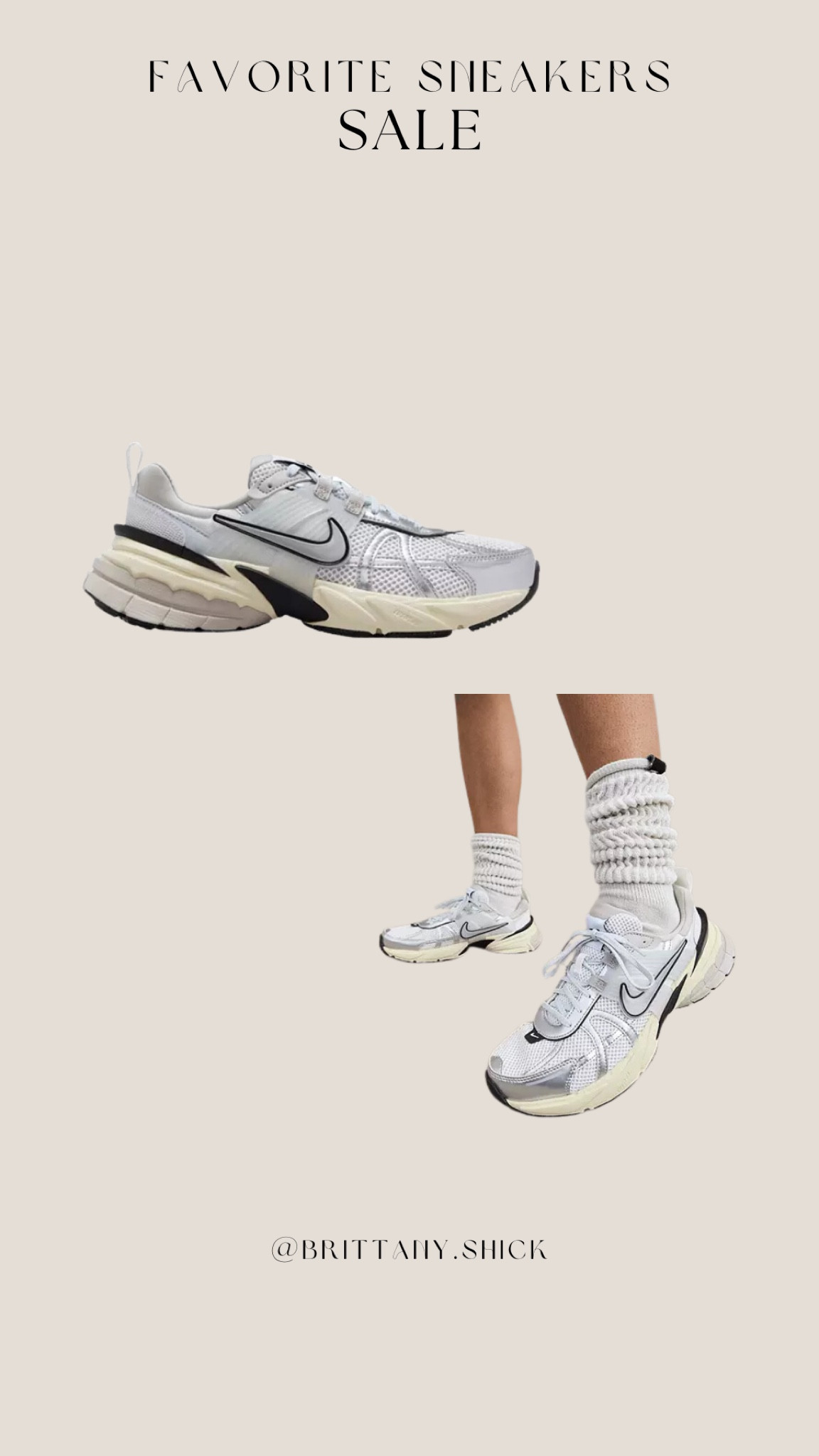 Favorite walking & errand sneakers mom life - so cute & comfy! Nike metallic dad sneaker 

#LTKFallSale #LTKShoeCrush #LTKActive