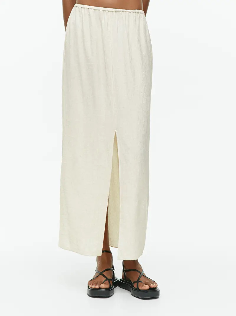 Crinkled Maxi Skirt | ARKET (US&UK)