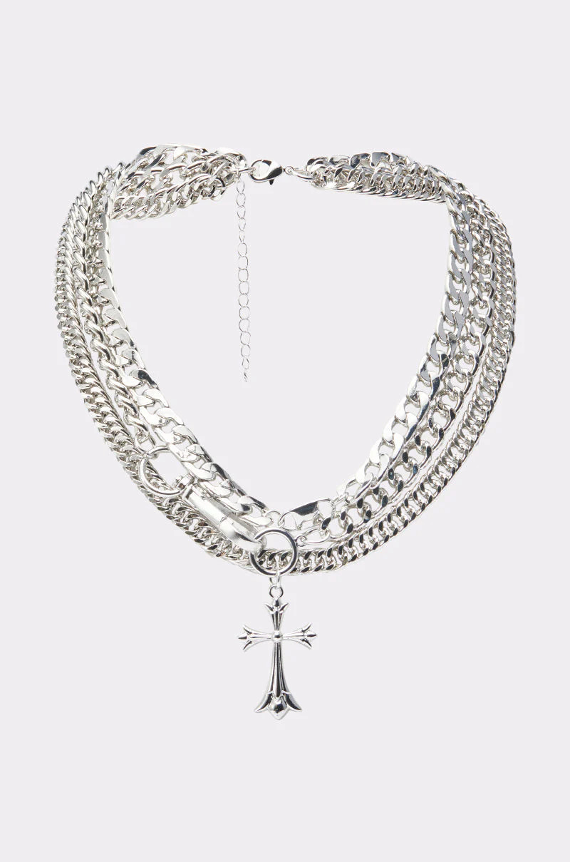BLESSED TO BE HOT SILVER NECKLACE | AKIRA