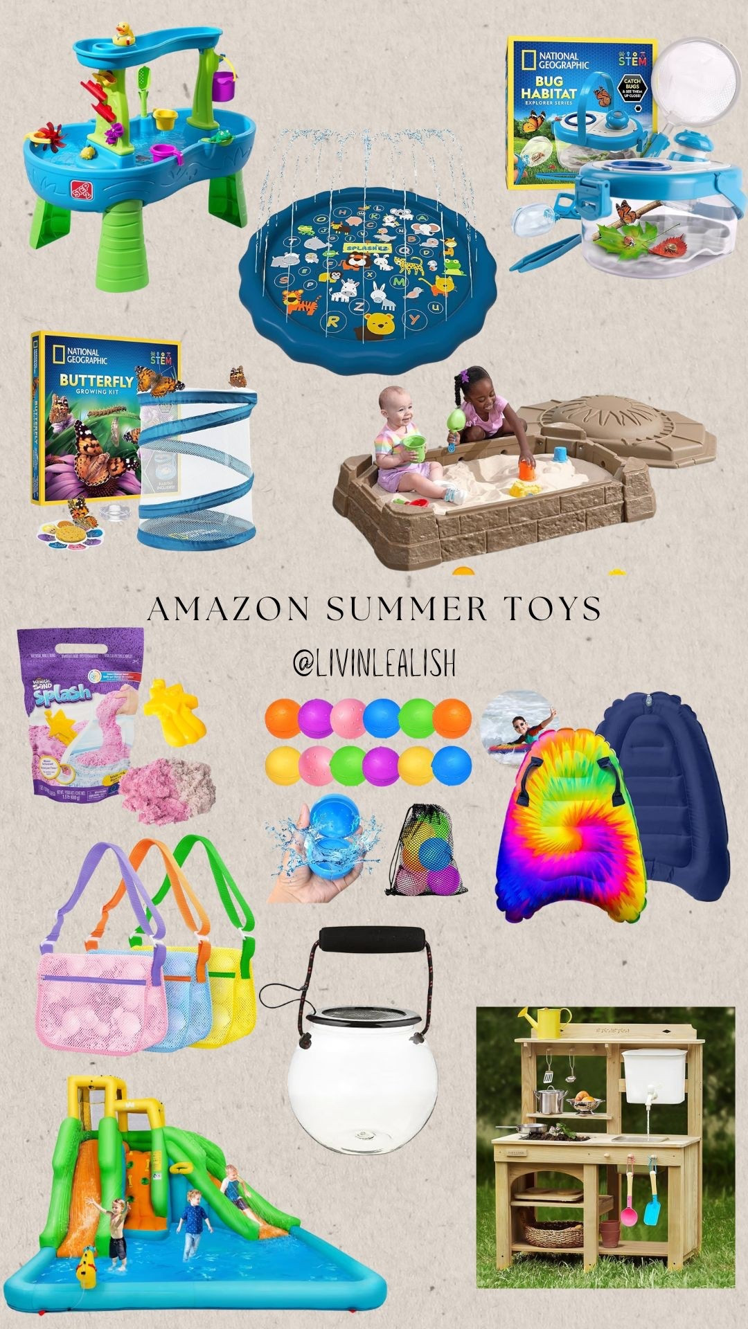 Amazon summer toys! ☀️🏖️ #summertoys #amazontoys #amazonsummertoys #beachtoys #watertoys 

#LTKKids #LTKSwim #LTKmomlife
