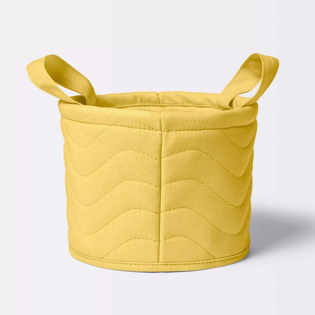 Quilted Fabric Small Round Storage Basket - Cloud Island™ | Target