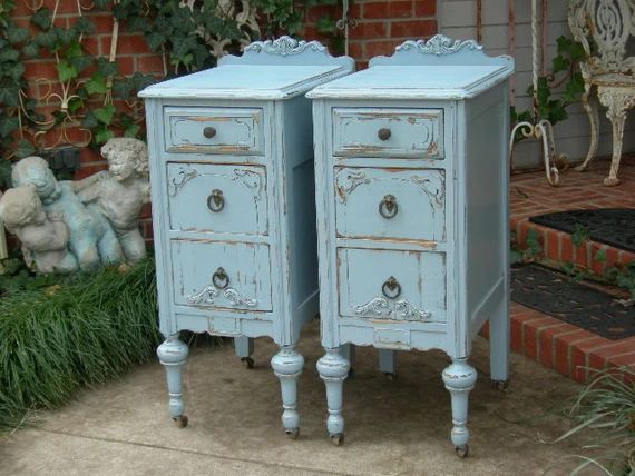 ANTIQUE NIGHTSTANDS  Painted Any Color  Re-purposed Wood | Etsy | Etsy (US)