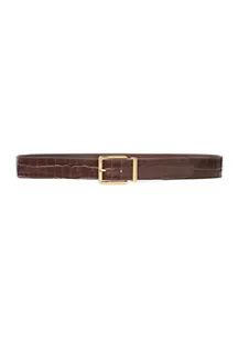 Reversible Embossed Leather Wide Belt | Belk