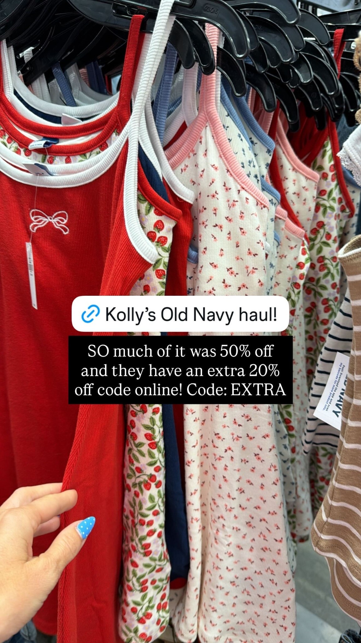 SO much of it was 50% off and they have an extra 20% off code online! Code: EXTRA