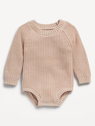 Sweater-Knit Organic-Cotton Bodysuit for Baby | Old Navy (US)