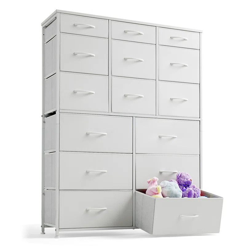 Haiya Drawer Dresser for Bedroom Tall Storage Dresser with 15 Drawers | Wayfair North America