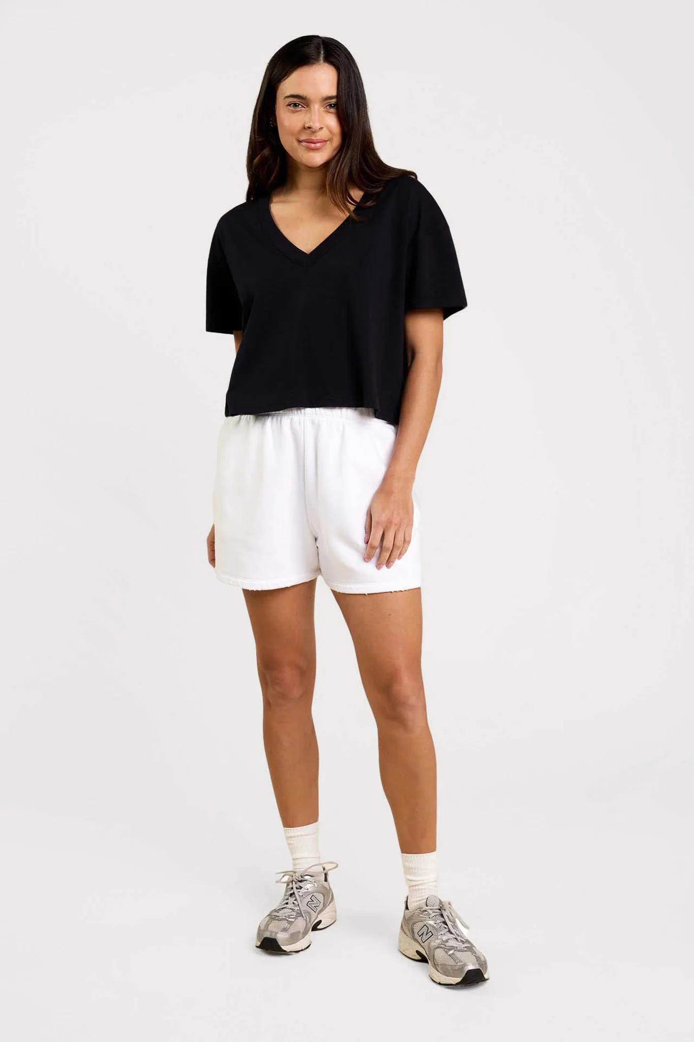 Boxy V-Neck Tee | nuuds