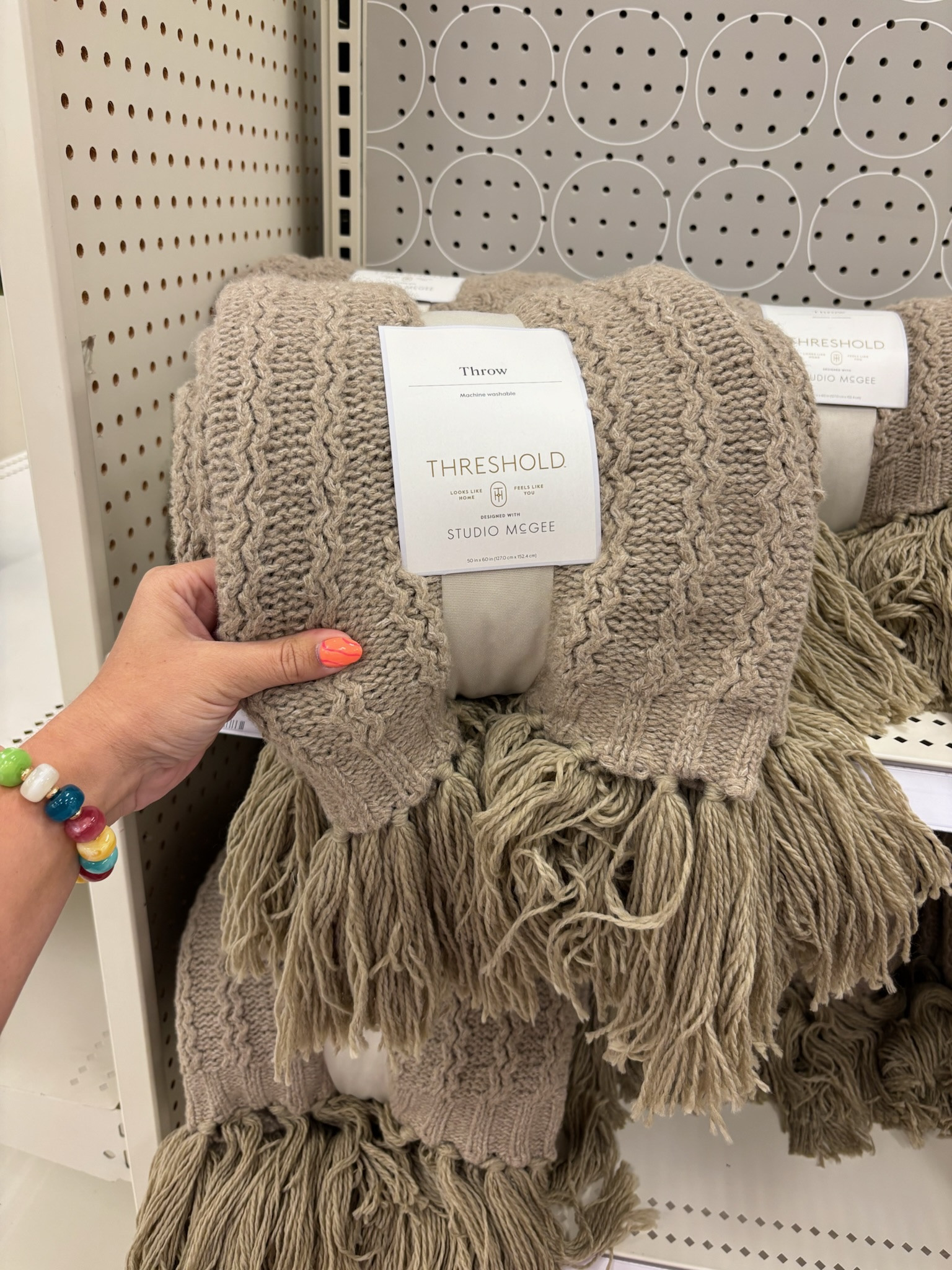 Cozy season is calling!! 🍂🤎 Love the chunky knit texture and fringe!🏡

#LTKSeasonal #LTKHome #LTKmomlife