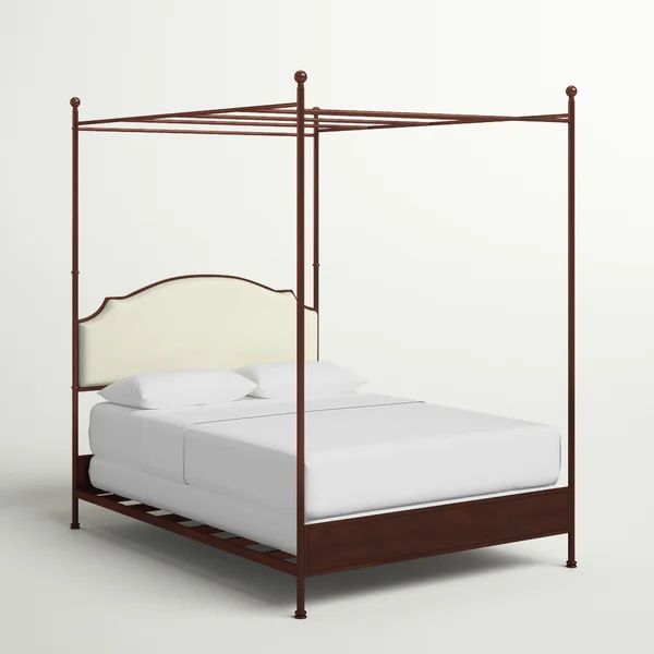 Marinez Upholstered Canopy Bed | Wayfair North America