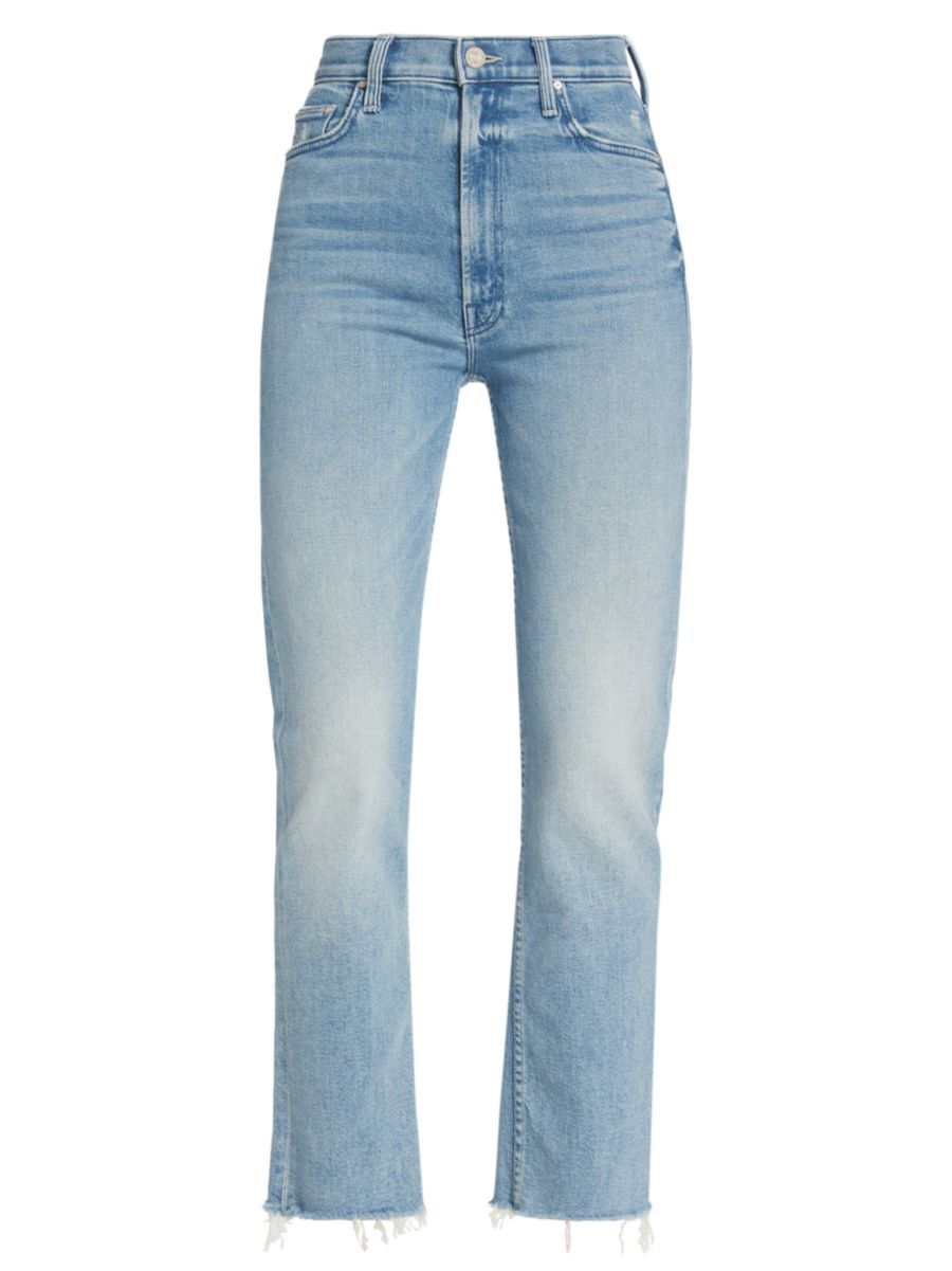 Rider High-Waisted Ankle-Crop Jeans | Saks Fifth Avenue