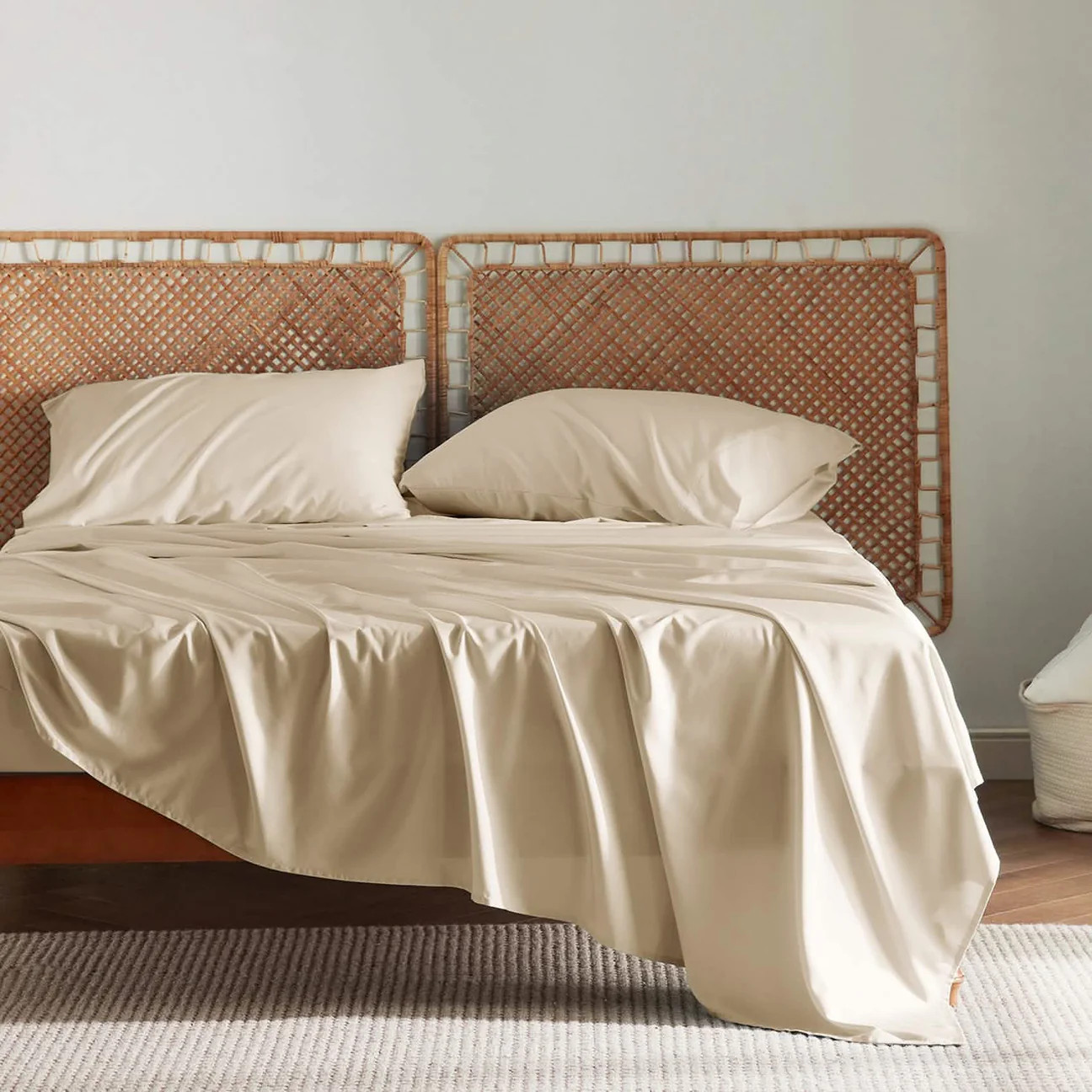 100% Viscose from Bamboo Cooling Sheet Set-1 | Bedsure