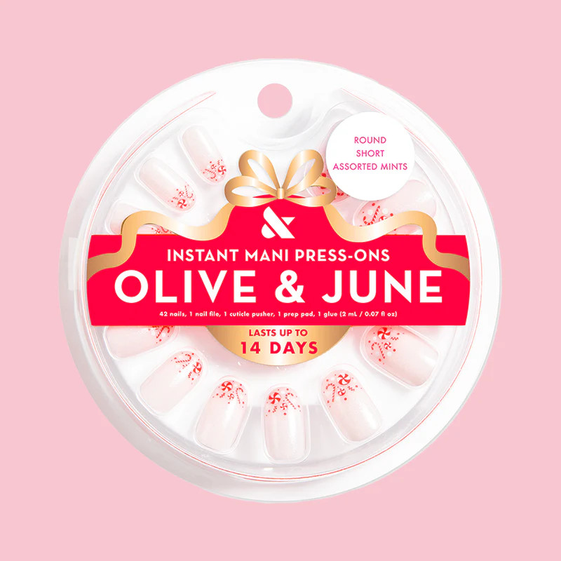 Assorted Mints - Press-On | Short | Round | Olive & June