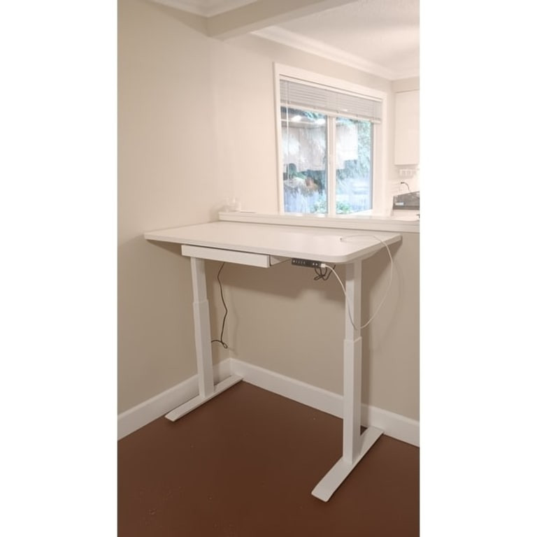 Motionwise 48 in. Standing Desk with Adjustable Height Feature | Bed Bath & Beyond