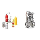 Melissa & Doug Condiments Set (6 pcs) - Play Food, Stainless Steel Caddy & Stainless Steel Pots and  | Amazon (US)