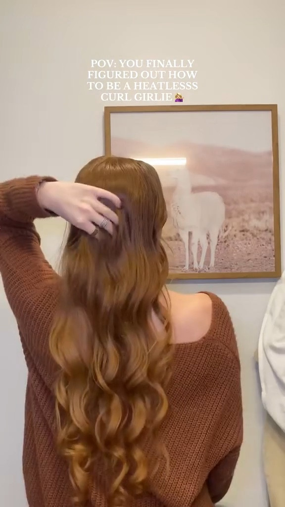 experimented with a new heatless hairstyle and i love how it turned out!

#LTKStyleTip #LTKSaleAlert #LTKFindsUnder50