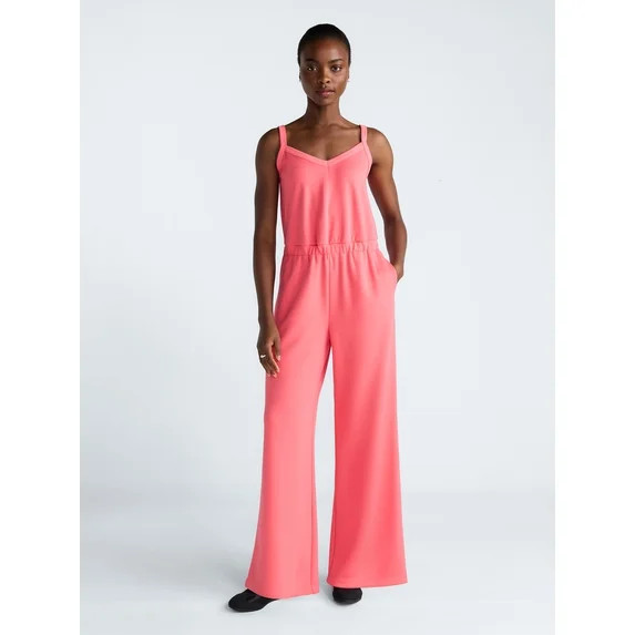 Scoop Women's and Women's Plus Scubaknit Tank Jumpsuit, Sizes XS-4X | Walmart (US)