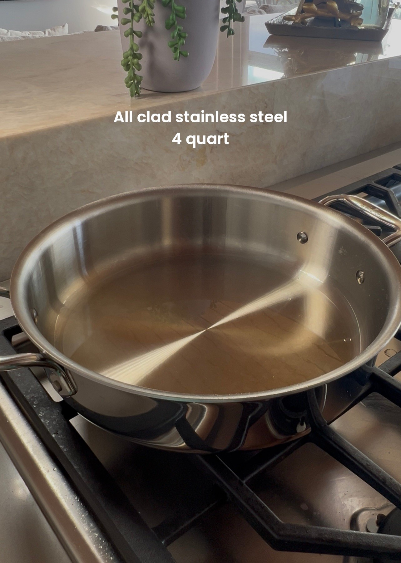 All clad stainless steel 4 quart pot. I love cooking in stainless steel. This pot is on sale at sur la table.  #surlatable @surlatable

#LTKfoodie #LTKHome #LTKSaleAlert