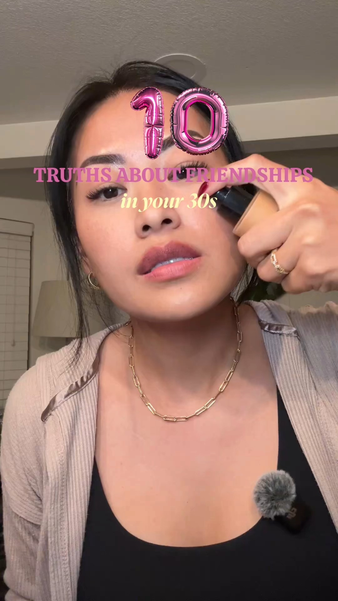 Friendship conflicts in your 30s can be so difficult to navigate.

Armani foundation in shade: W6
Huda Beauty liquid blush in shade: black cherry
Huda beauty face palette in shade: rose berry 
YSL luminzer in shade: purple 


#LTKBeauty #LTKgrwm #LTKstorytime