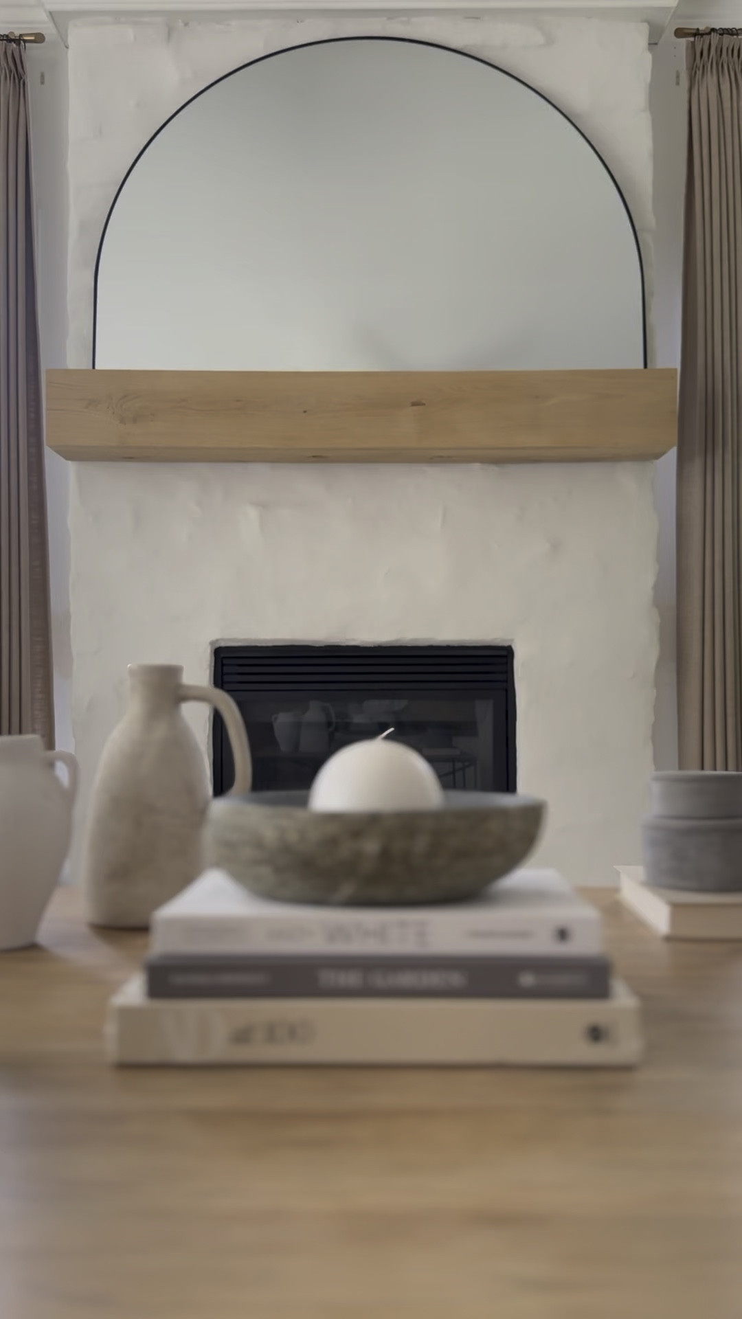 This simple candle lighting moment in my living room is so calming! 
Shop this space below! 🤍

#LTKHome