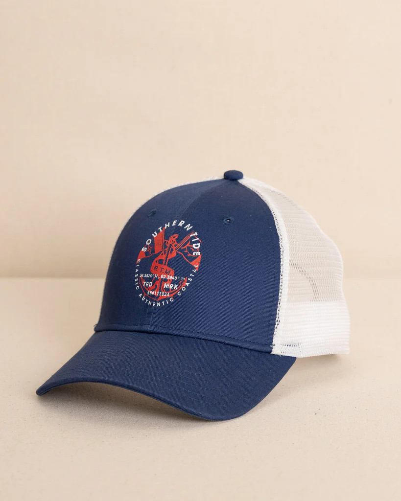 Anchors and Flags Trucker Hat | Southern Tide