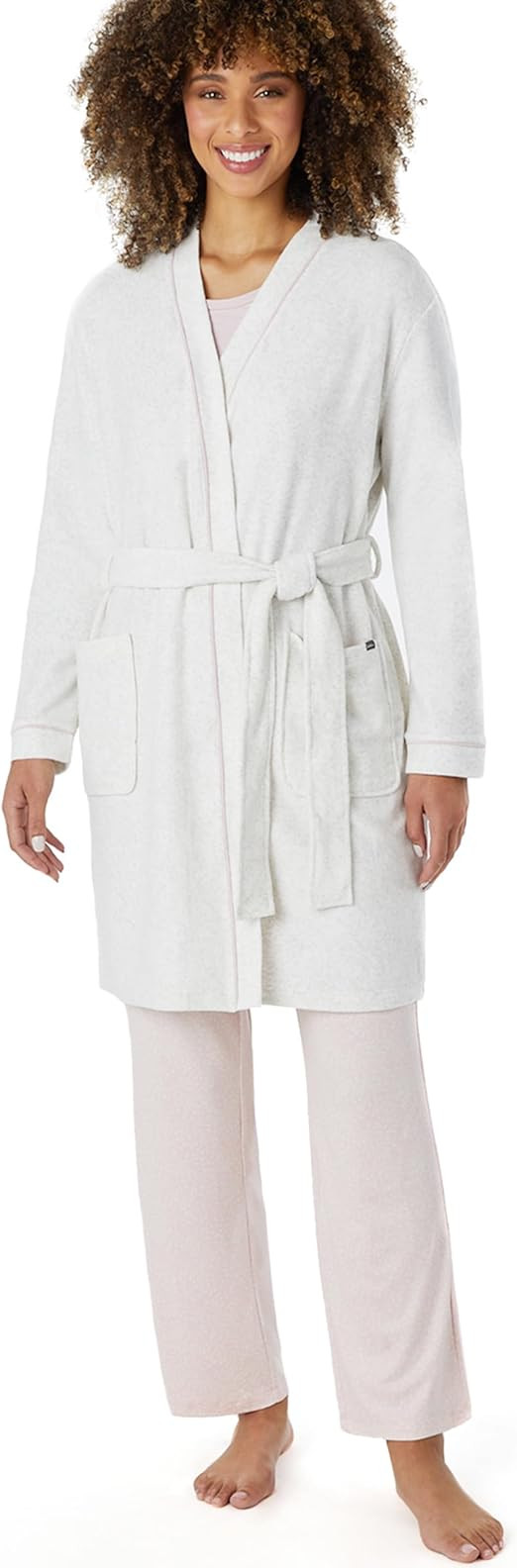 Eddie Bauer Women’s Pajama Set – 3 Piece Sleepwear Set - Bathrobe, T-Shirt, and Lounge Pants ... | Amazon (US)