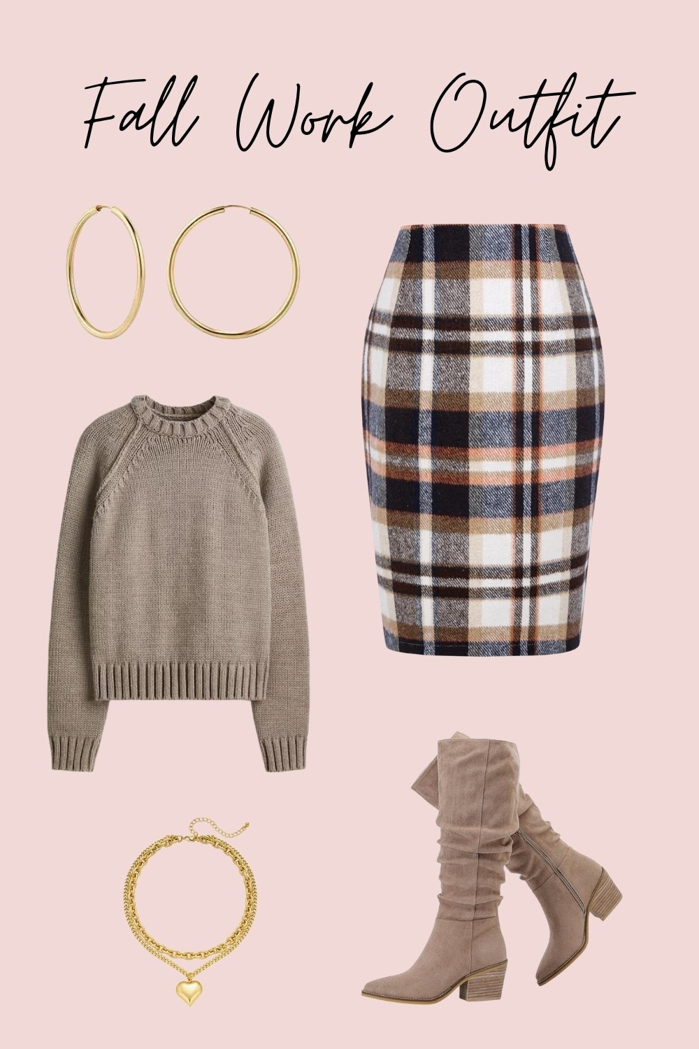 Fall wear. Fall Fashion. Fall Fashion. Fashion. Fall Outfit. Boots. Sweater. Slacks. Work outfit. Booties. Ankle boots. Accessories. Earrings. Chain. 

#LTKSeasonal #LTKWorkwear #LTKStyleTip