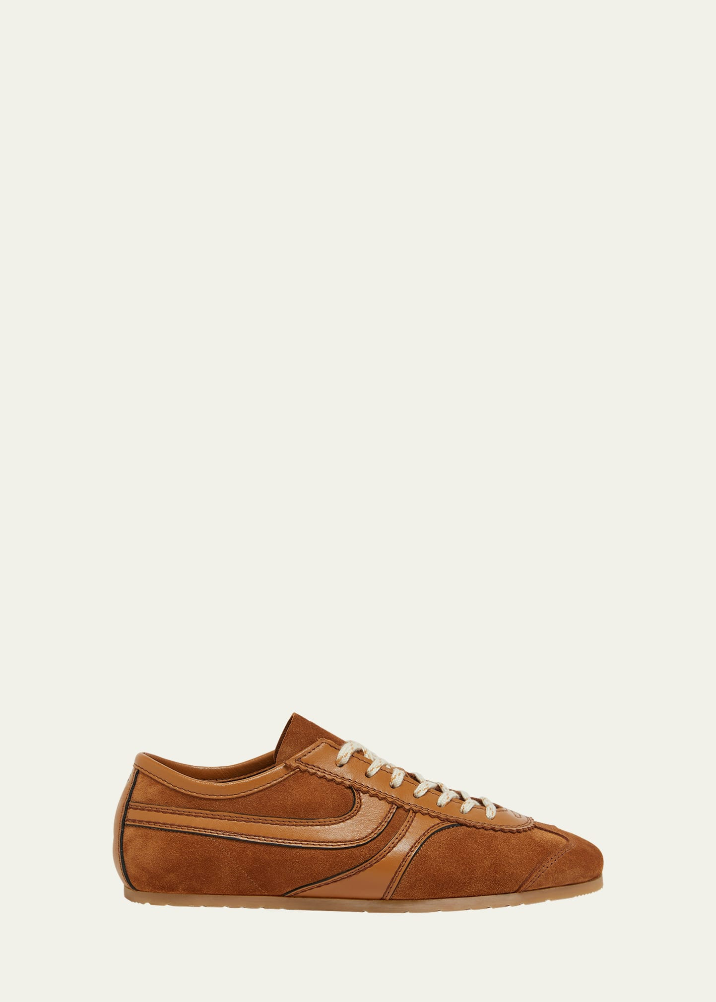 Dries Van Noten Mixed Leather Retro Runner Sneakers | Bergdorf Goodman