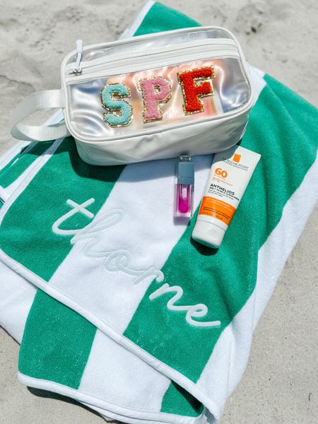 Beach essentials! Love this towel is from Weezie Towels but I also linked a 4 pack that is similar from Amazon! 