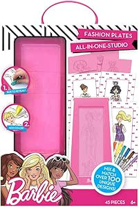 Barbie Fashion Plates All in One Studio – Barbie Sketch Design Activity Set – Fashion Design ... | Amazon (US)