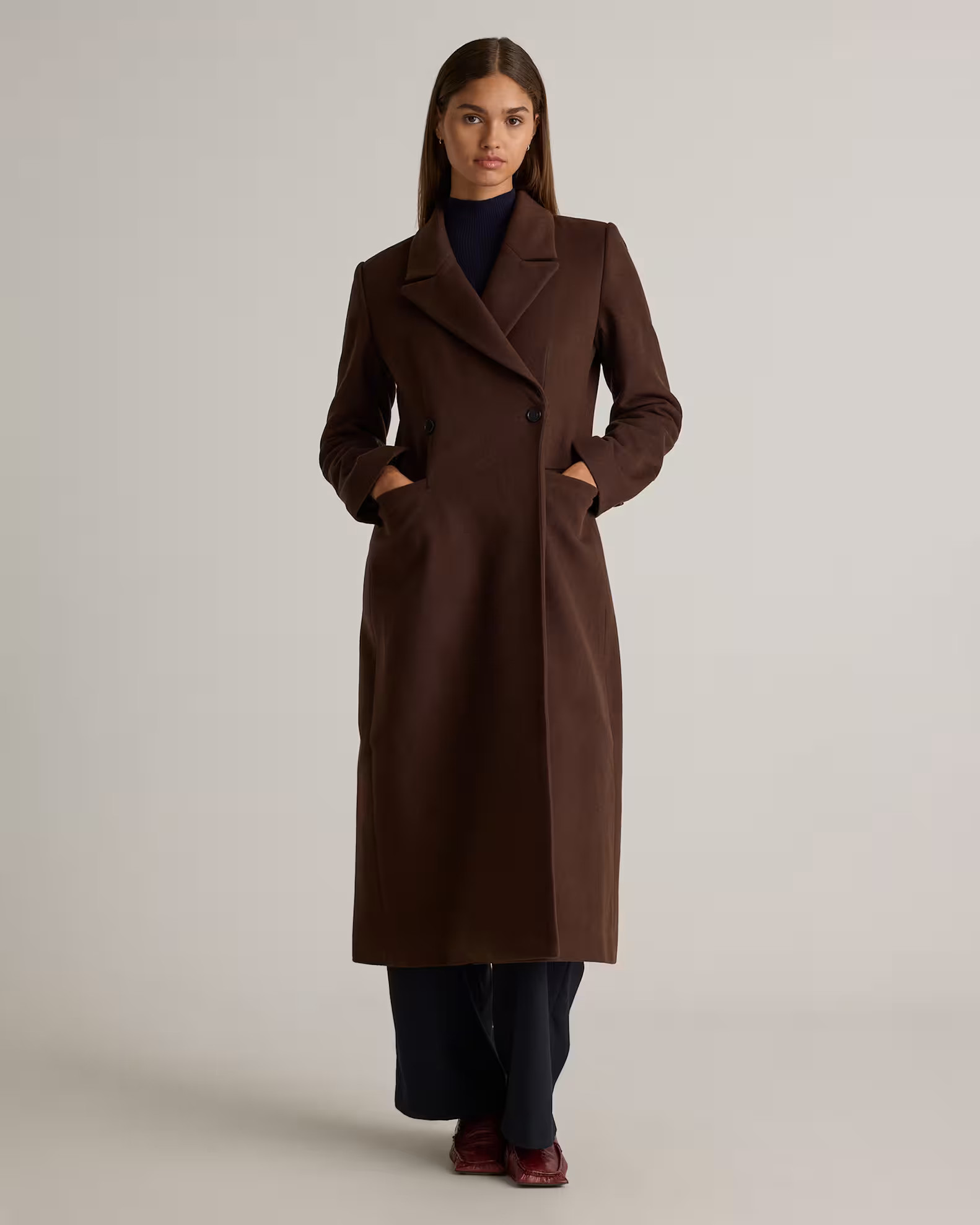 Italian Wool Tailored Coat | Quince