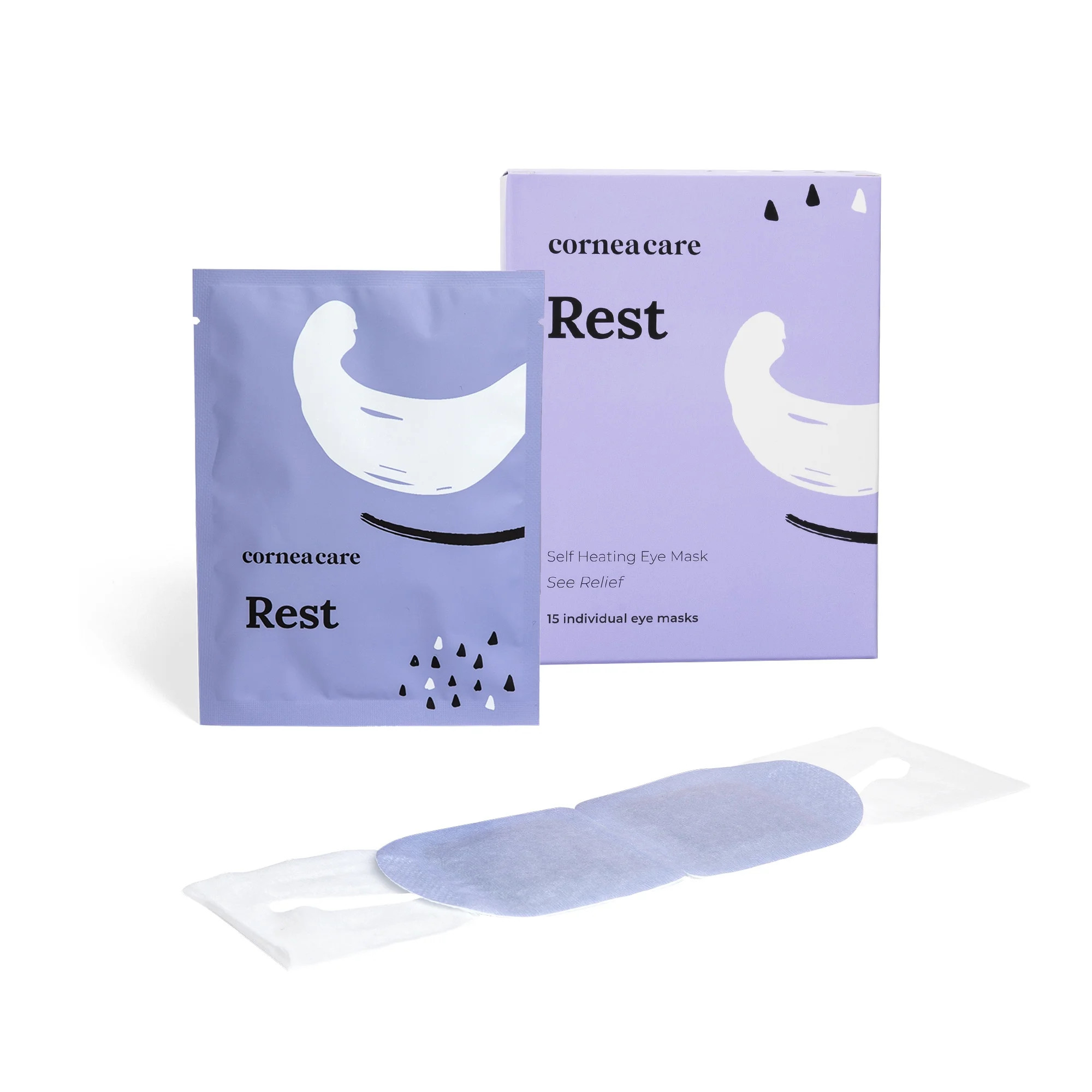 CorneaCare Rest Self Heating Warm Compress Eye Masks for Dry Eye Relief; Preservative & Fragrance... | Walmart (US)