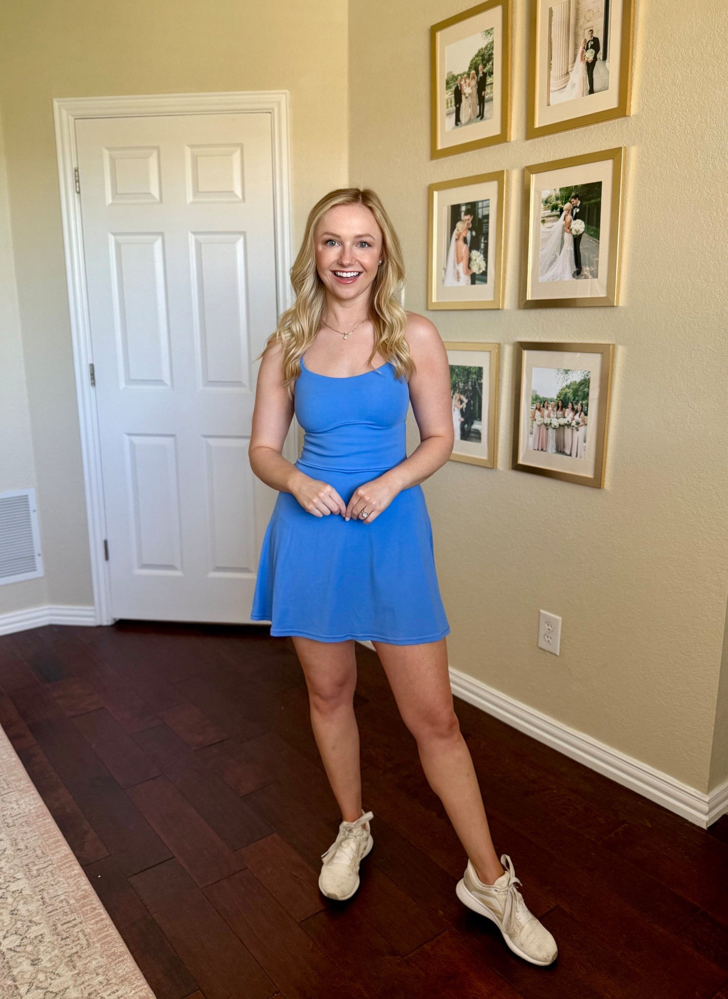 This is the prettiest shade of blue! The perfect tennis dress for summer 

#LTKActive #LTKSeasonal #LTKFindsUnder50