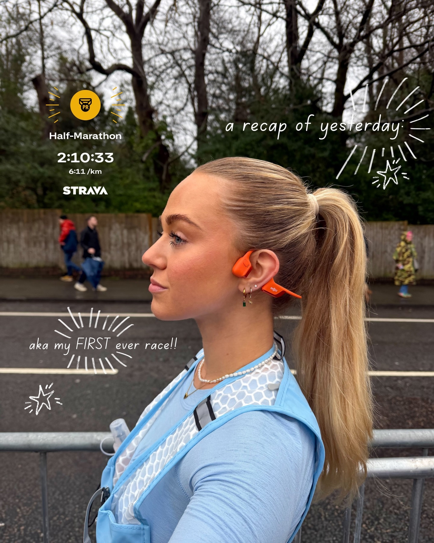 still living in my little bubble of disbelief + happiness 🥰 WHAT DO YOU MEAN I JUST RAN HALF A BLOODY MARATHON

To the girl who couldn’t run 5km without stopping last year… this is your sign. Don’t give up. Keep going. Consistency + determination really do change everything.

Now a few days to recover before the next run - I have a 6km, 9km & 24km to complete this week. To think that was only half of what I will be doing at @londonmarathon kinda breaks my heart ❤️‍🩹❤️‍🩹 but I will get there :)

Vlog/episode 8 of my marathon training series goes live tomorrow!! Thank you for ALL your support 🩵 (fundraising link in bio)

I’m also super excited as I am working with @shokzuk over my marathon training period - discount link in bio 🧡

Love you!!! Follow @laurenmallettt for more 😄💌

#fitness #running #trainingseries #vlog #raceday