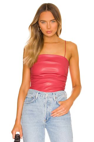 superdown Stevie Ruched Top in Red from Revolve.com | Revolve Clothing (Global)