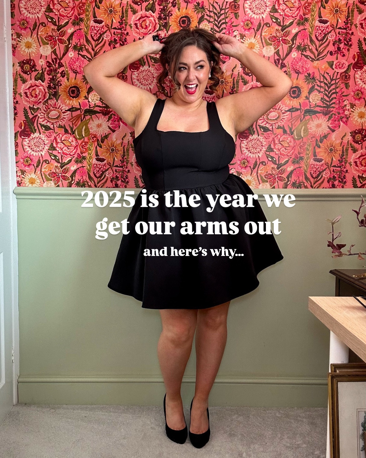This is the year we realise no one actually cares and life is just too short and precious to spend so much of our time and energy caring about our ARMS!

#LTKmidsize #LTKcurves #LTKplussize