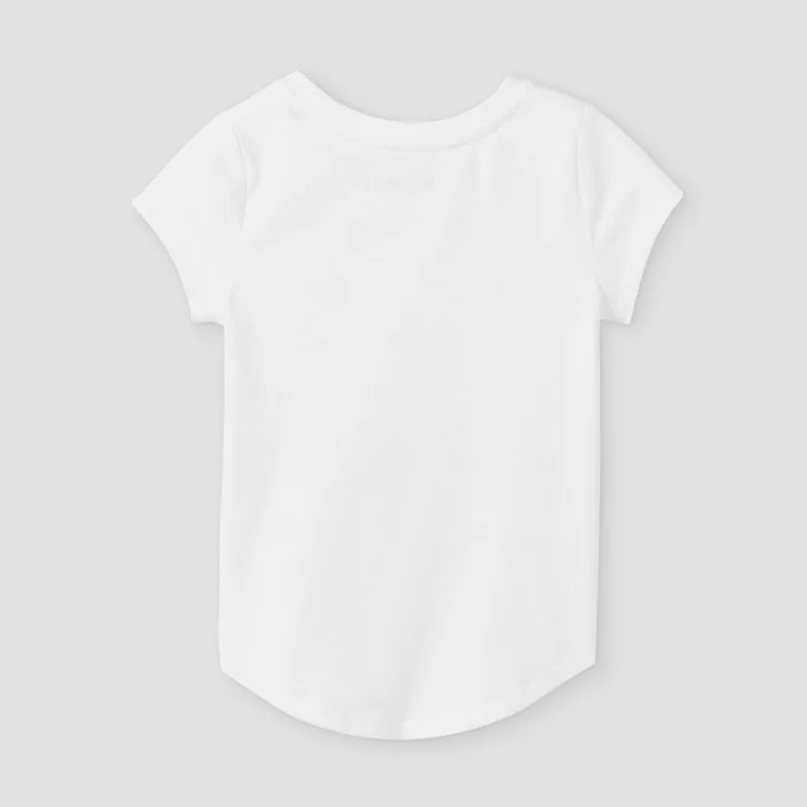 Toddler Girls' Solid Knit Short Sleeve T-Shirt - Cat & Jack™ | Target