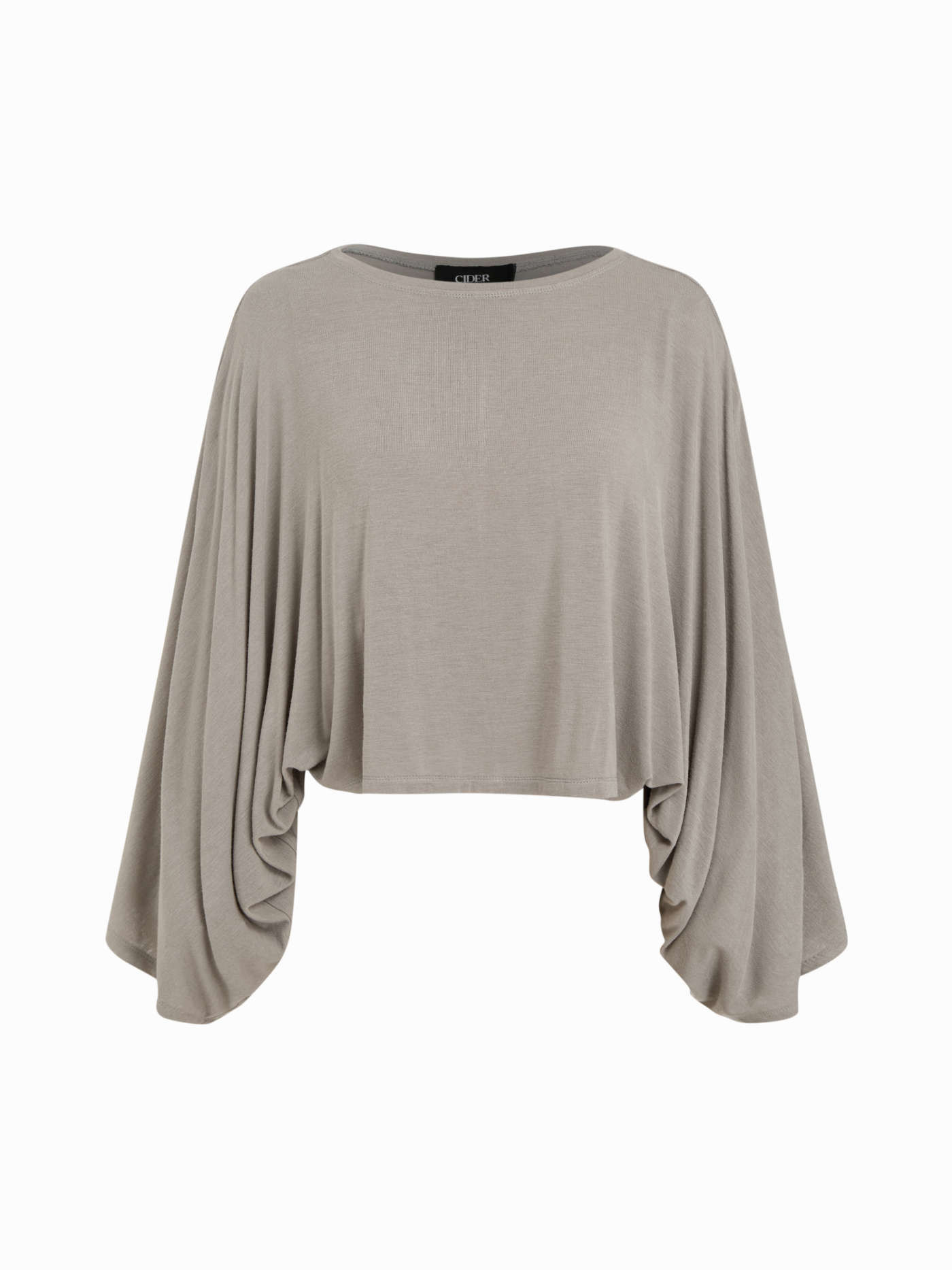 Oversize-T-Shirt aus Jersey mit Rundhals und Fledermausärmeln | Cider
