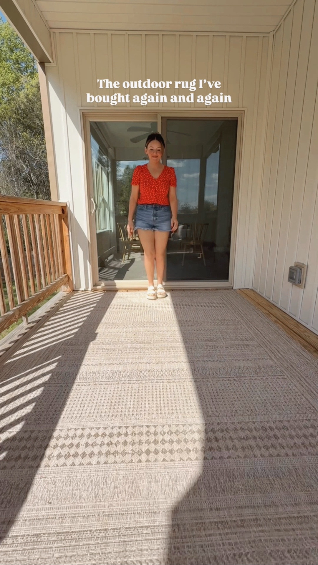 Truly the best! I’ve bought this rug from @wayfair 4 times and will continue to use it in my outdoor projects. It’s held up beautifully all summer on my covered porch and out in the elements under an outdoor dining table. It doesn’t mold or bleach in the sun. And the price is unbelievable! 

#ad #wayfairpartner #wayfair 

#LTKFindsUnder100 #LTKSeasonal #LTKHome