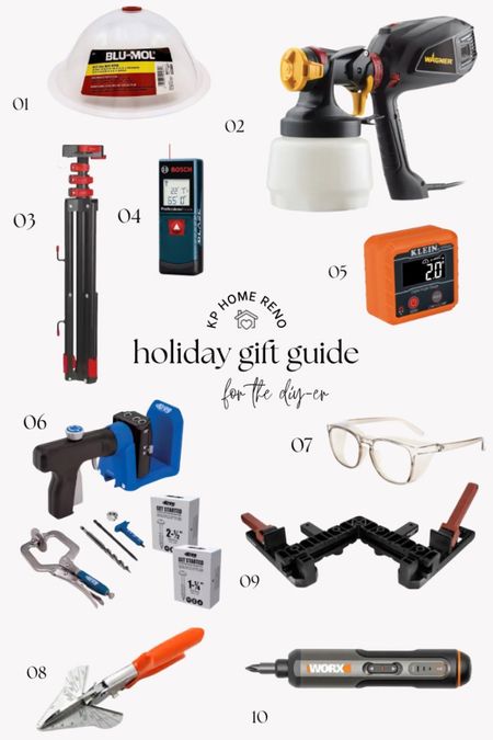 Holiday gift guide for the crafty DIYer in your life! 

#diygiftguide #giftguideforhandyman 

#LTKGiftGuide #LTKhome #LTKHoliday