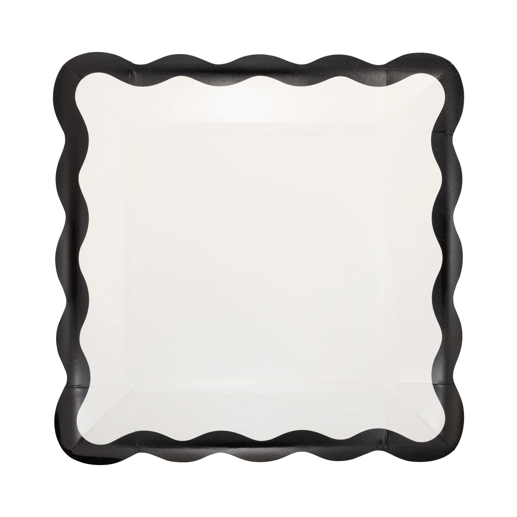 Cream and Black Ric Rac Plate | My Mind's Eye