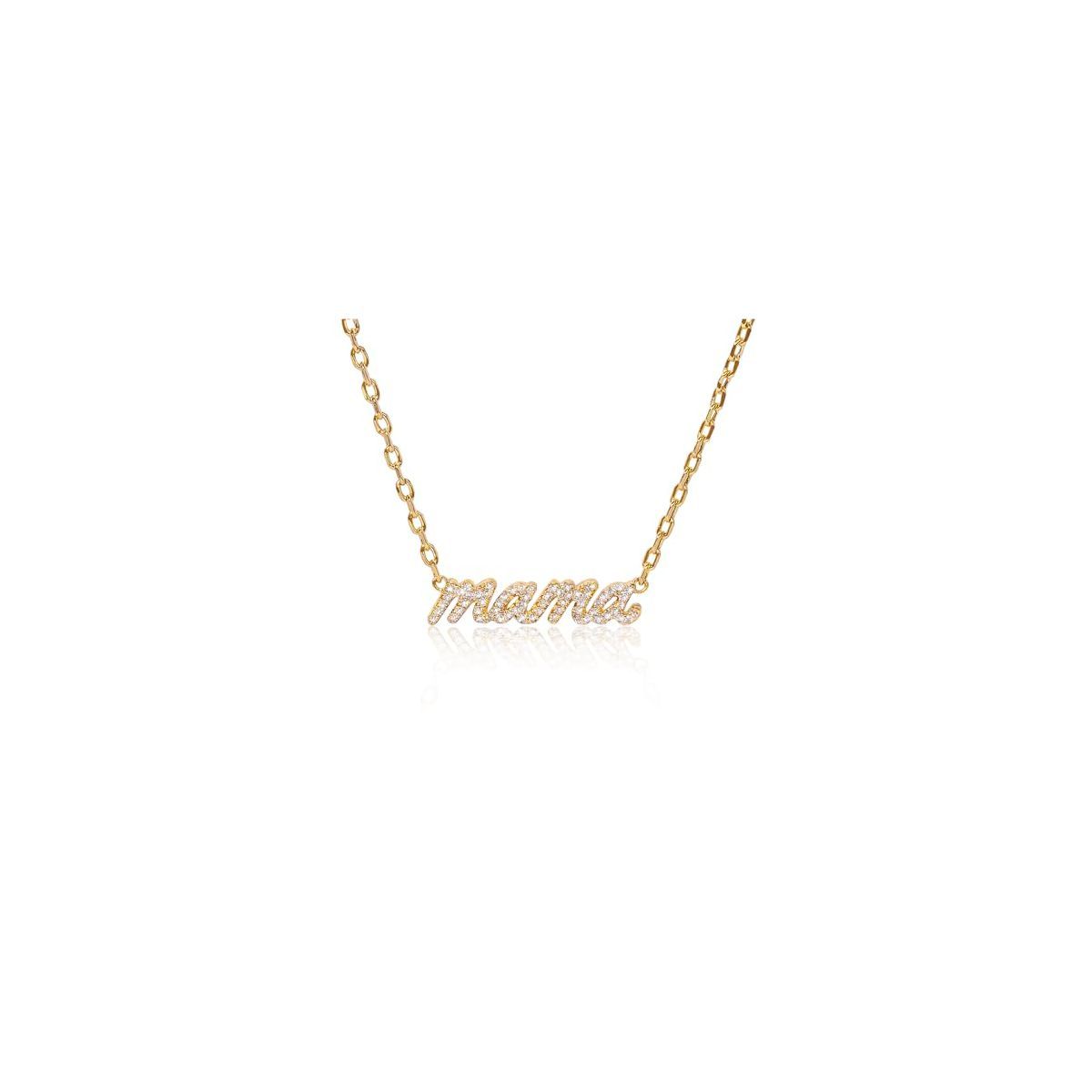 Benevolence LA 14K Gold Dipped Mama Necklace | Target