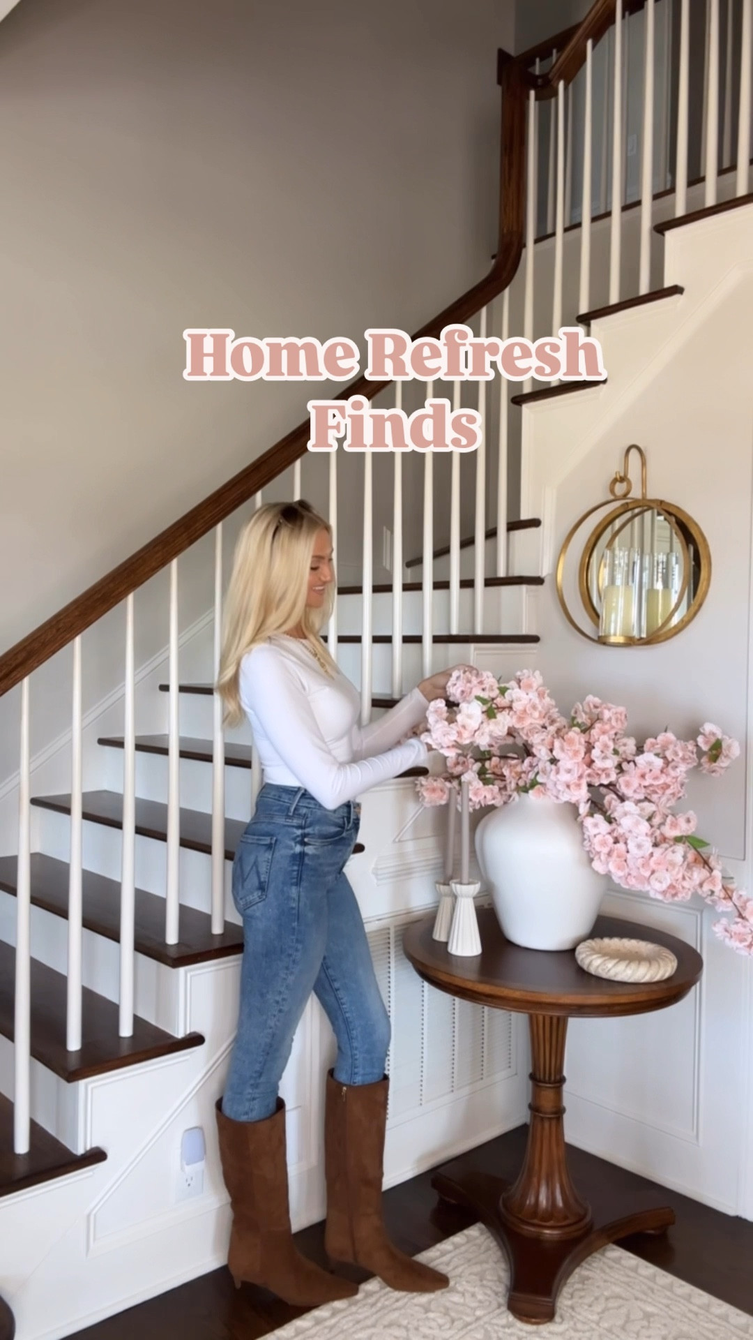 New Year Home Refresh faux cherry blossoms, target home decor, wreath and more 

#LTKSeasonal #LTKHome #LTKWatchNow