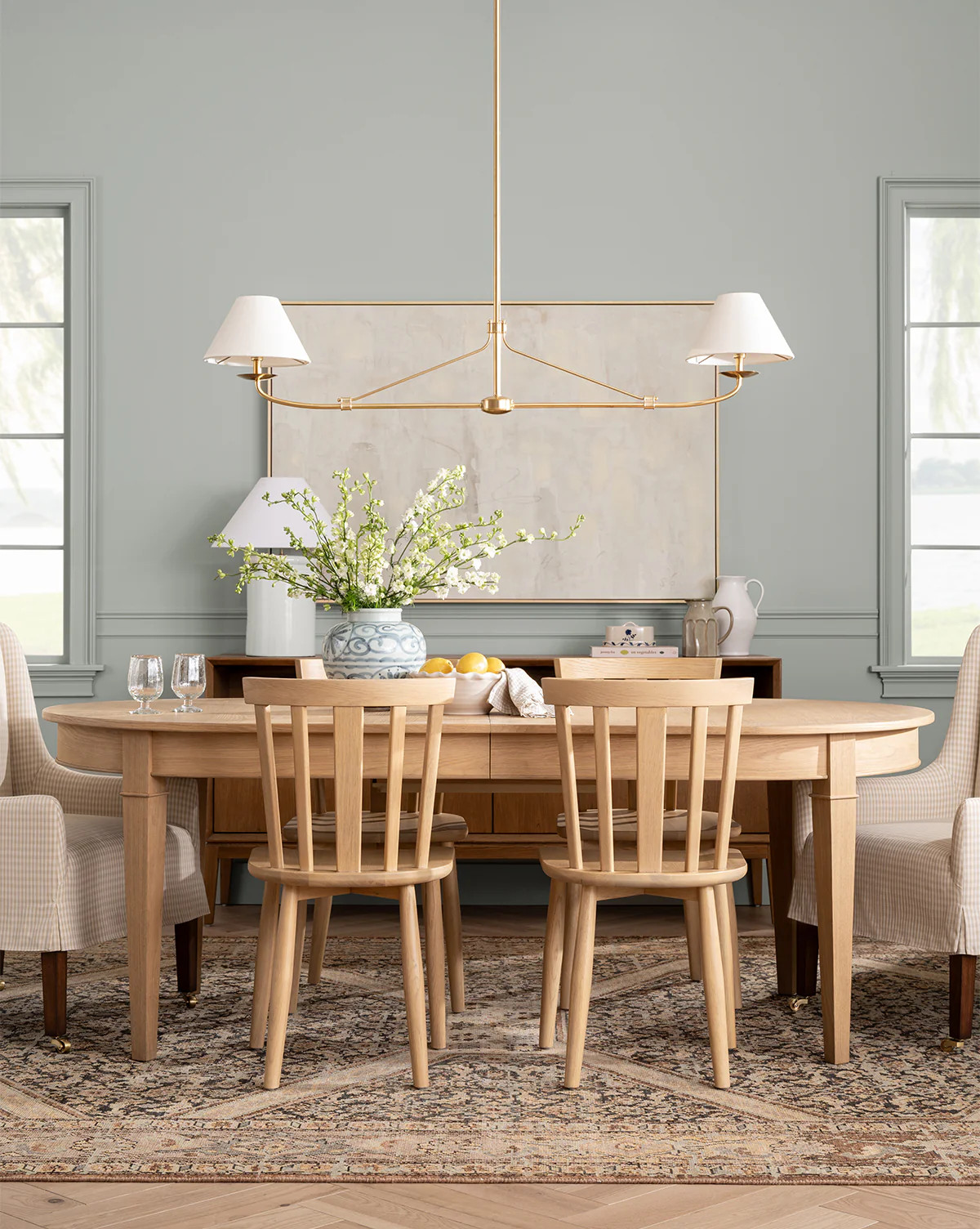 Hughes Oak Extension Dining Table | McGee & Co. (US)