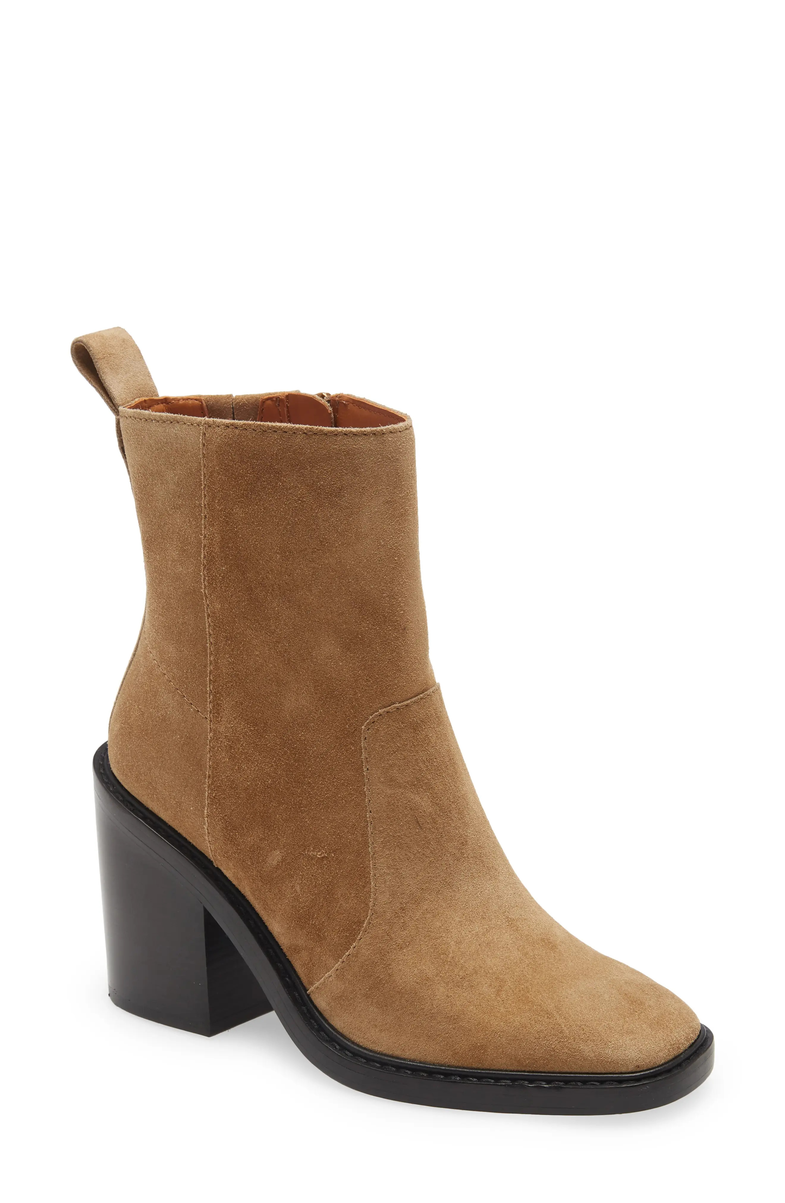 Tory Burch Heeled Ankle Boot, Size 5 in Alce at Nordstrom | Nordstrom