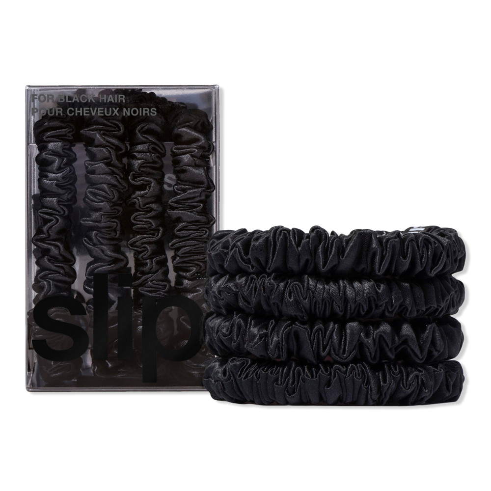Slip Pure Silk Skinny Scrunchies - Black | Ulta