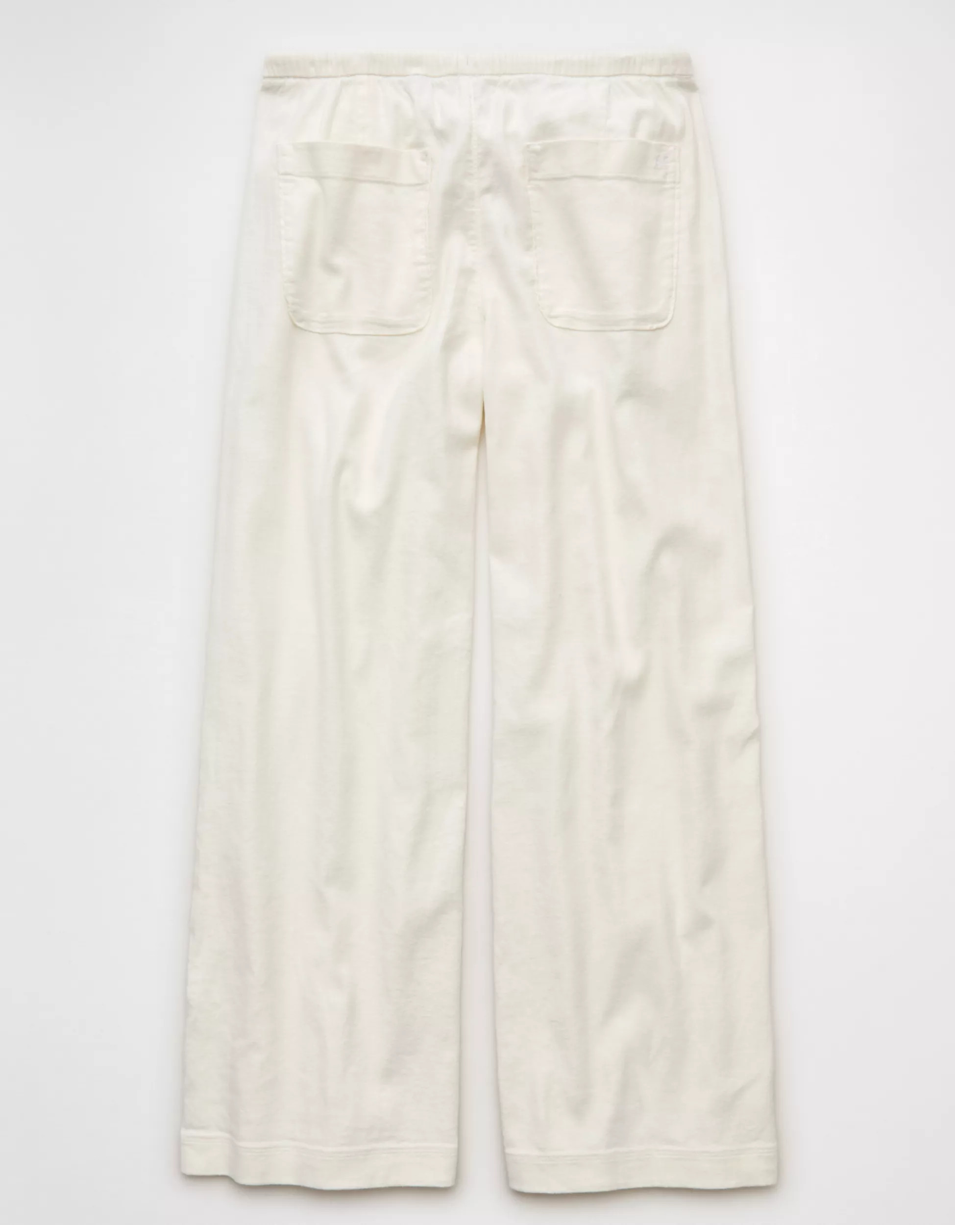 AE Stretch Low-Rise Linen-Blend Pull-On Pant | American Eagle Outfitters (US & CA)