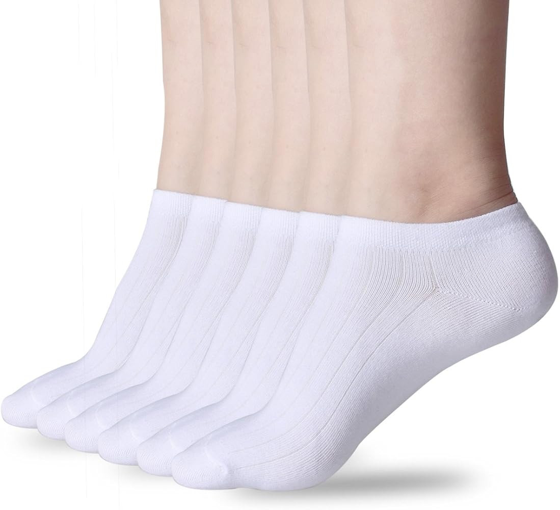 Womens No Show Socks Non Slip Flat Boat Line Low Cut Socks 3 to 15 Pairs | Amazon (US)