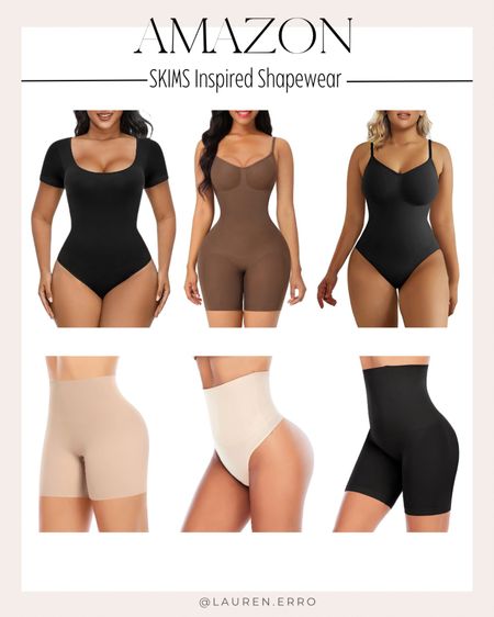 Skims inspired shapewear on Amazon!
.
.
.
Skims dupes, tummy control bodysuit, dupe, shorts, flat stomach, shape wear 

#LTKfindsunder50 #LTKmidsize #LTKstyletip