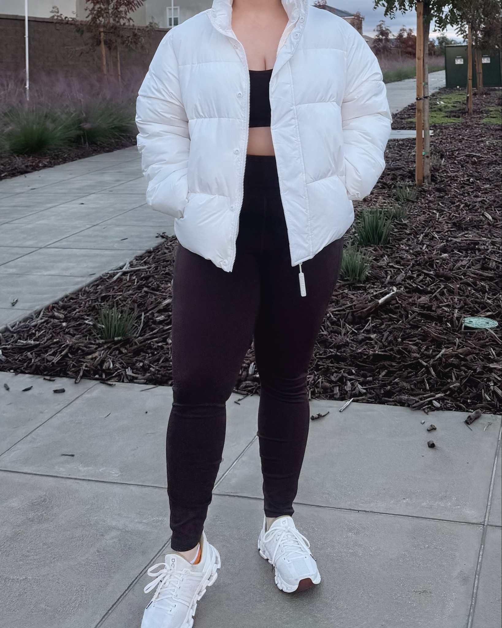 Fabletics Outfit Details
Essential Puffer: Bone
Principal Low Impact Bra: Cacao/Hazelnut
Cold Weather High Waisted Pocket Legging: Cacao
Website: Fabletics.com/MovelnFabletics

#LTKHoliday #LTKootd #LTKActive