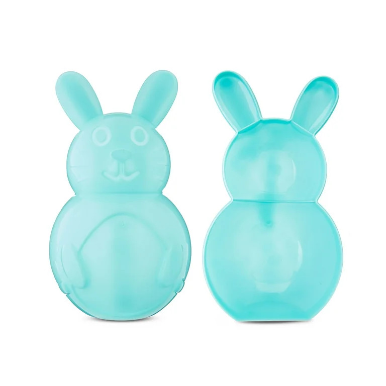 Easter Jumbo Bunny Container, Blue, 9.85 in, by Way To Celebrate | Walmart (US)